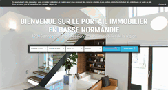 Desktop Screenshot of immobilier-basse-normandie.com